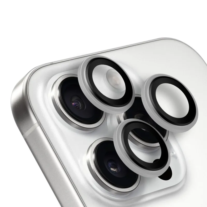 OBAL:ME Ochrana Čoček pro Apple iPhone 16 Pro/16 Pro Max White Titanium 8596311279072