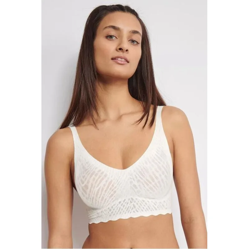 Sloggi ZERO Feel Bliss Bralette biela M