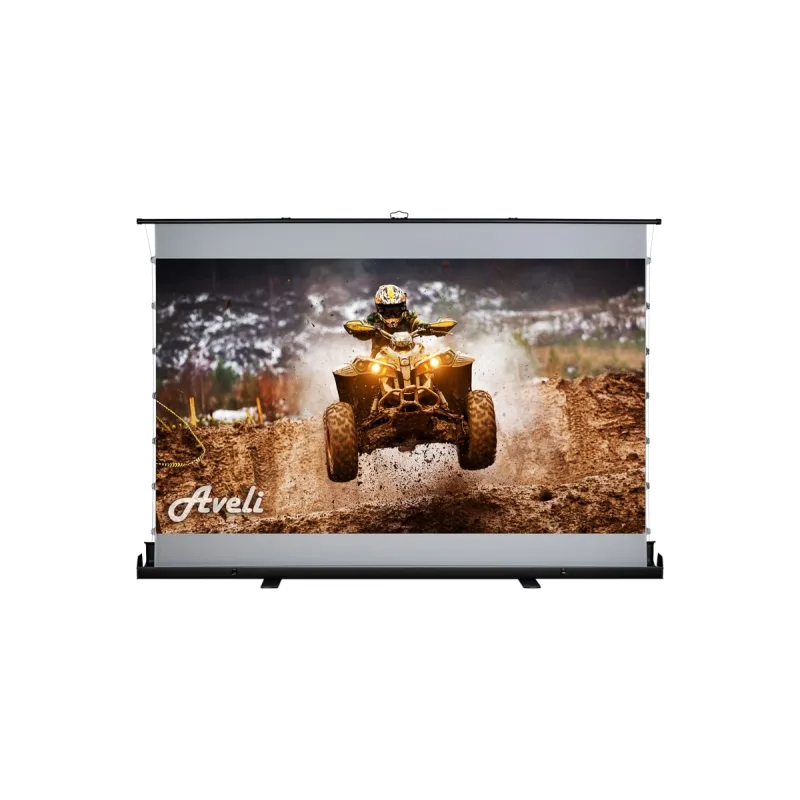 Plátno AVELI PREMIUM,floor up manual,black,221x124(16:9) 100" XRT-00290