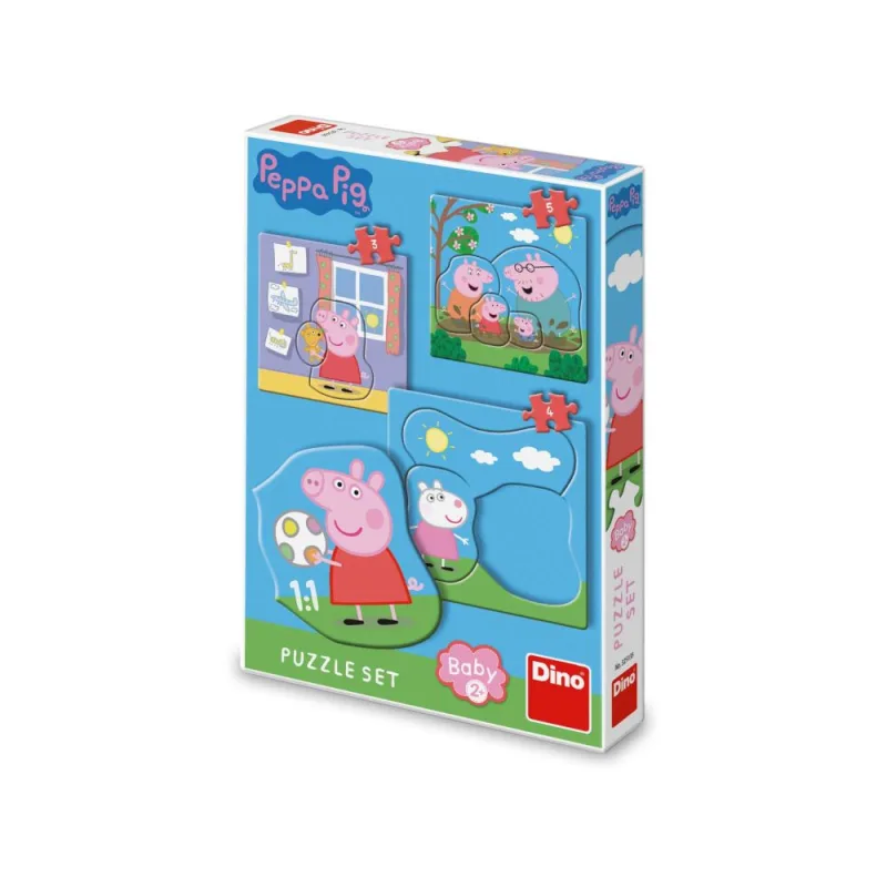 Dino PEPPA PIG - FAMILY 3-5 baby Puzzle set