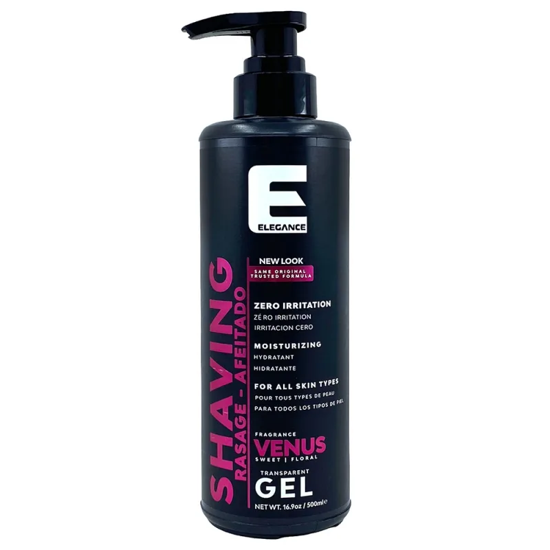 Gél na holenie ELEGANCE Shaving gél Venus 500 ml