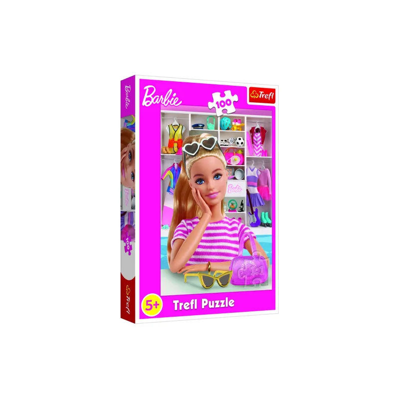 Trefl Puzzle Zoznámte sa s Barbie 100 dielikov 41x27,5cm v krabici 19x29x4cm