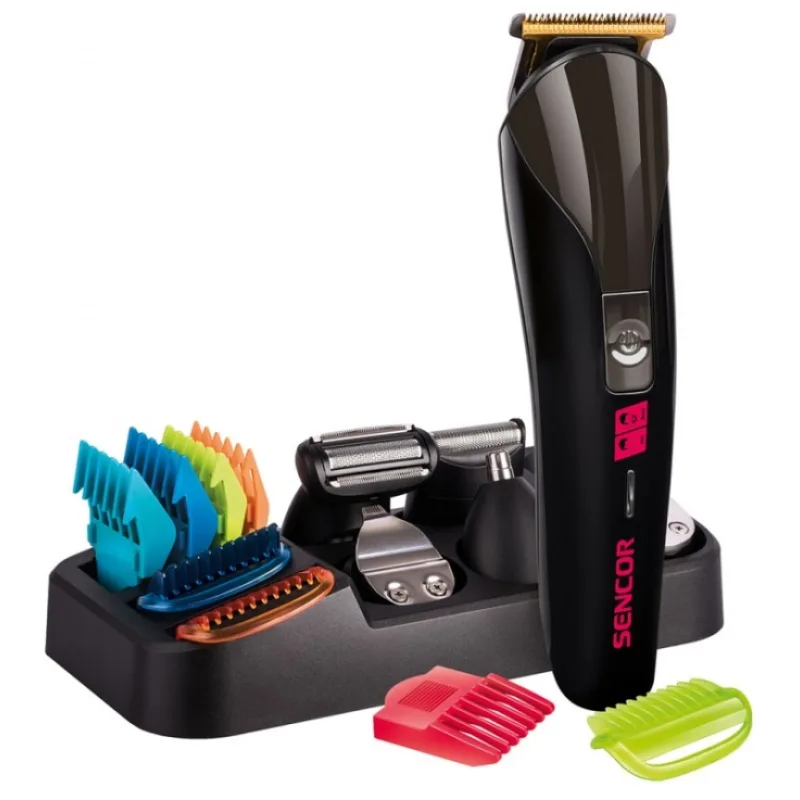 SENCOR SHP 7411BK Men Electric Clipper SET - k strihanie vlasov, fúzov, chĺpkov ai.