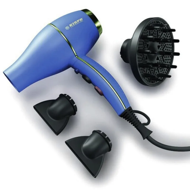 KIEPE Professional Bloom Hairdryer MARINE BLU 2000W - profi sušič vlasov s difuzérom - modrý