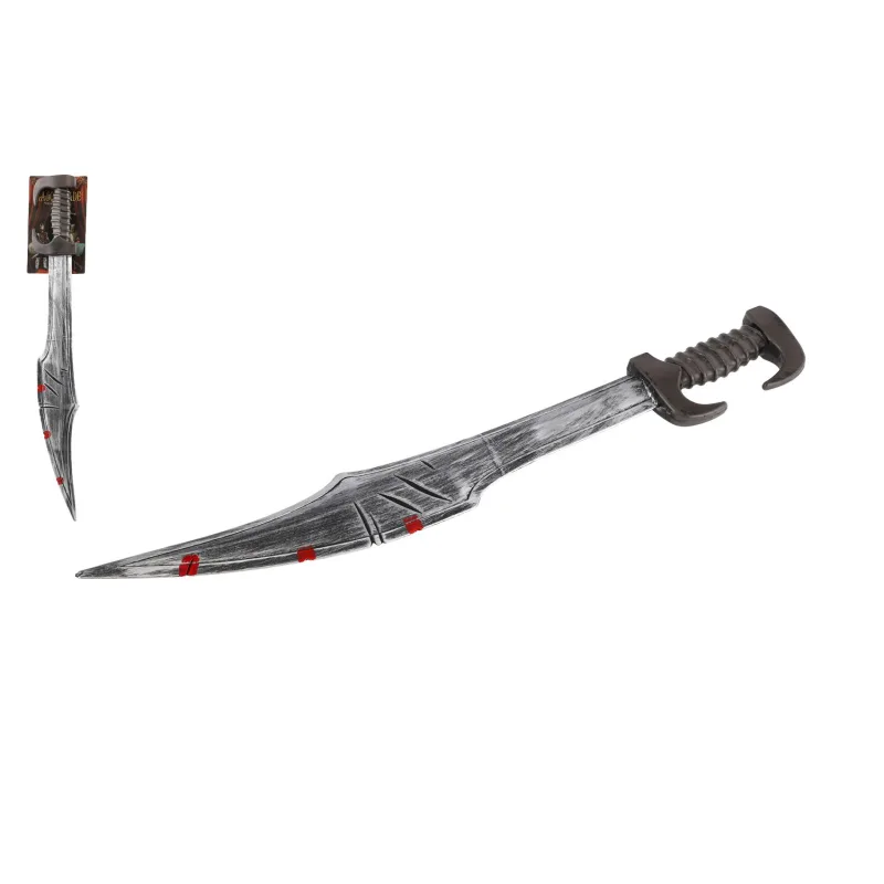 Teddies Meč pirátsky plast 70cm na karte