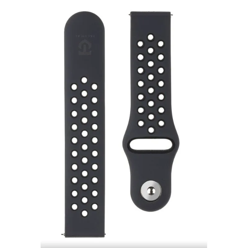 Tactical 856 Double Silikonový Řemínek 20mm Black 8596311245312