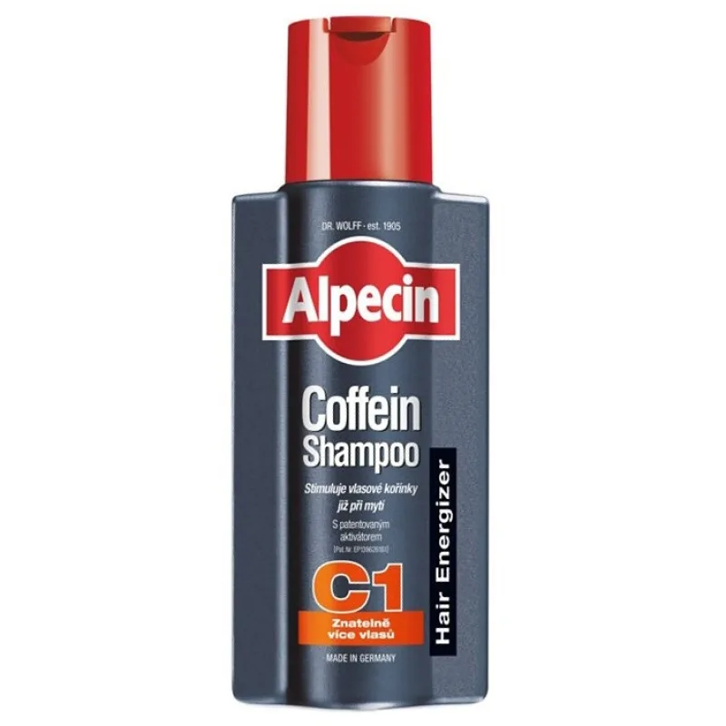 DR. WOLFF ALPECIN C1 Hair Energizer Coffein Shampoo 250ml - šampón pre rast vlasov