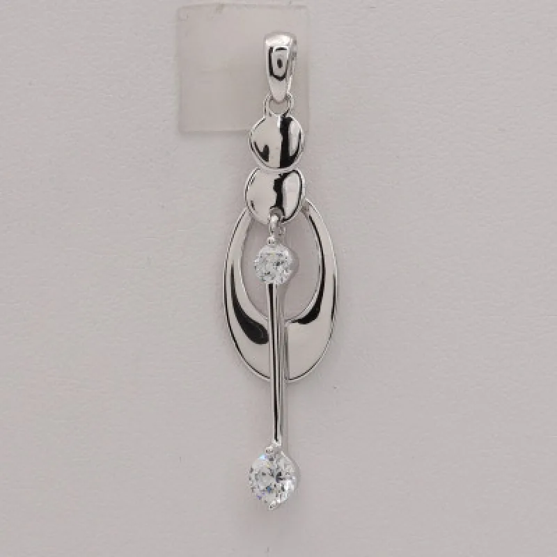 Strieborný prívesok s kameňom KA P3094