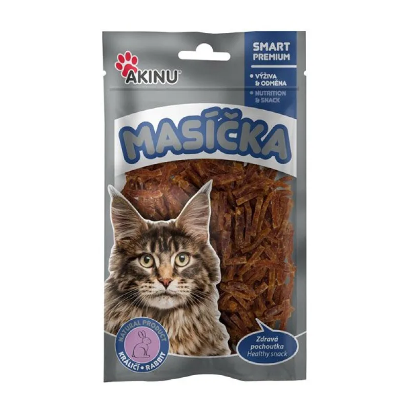 Akinu cat králičí nudličky 50 g