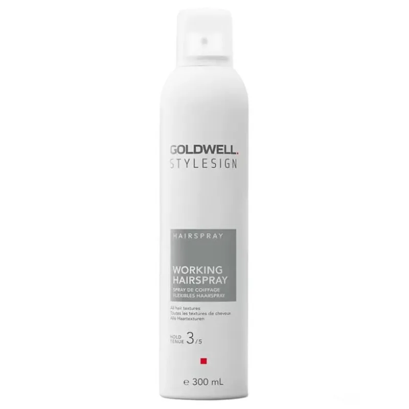 GOLDWELL StyleSign Working Hairspray 300ml - stredne tužiaci lak s vysokým leskom