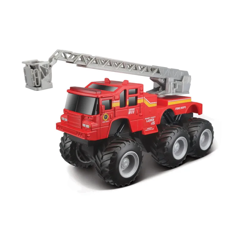 Maisto - Builder Zone Quarry monsters, úžitkové vozidlo s rebríkom