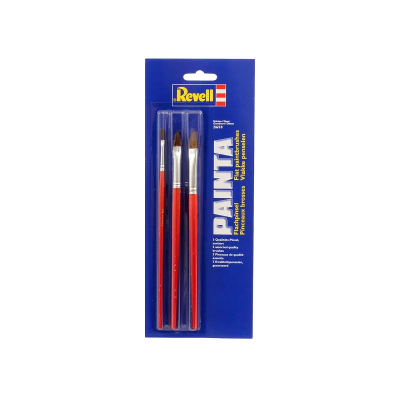 Revell Painta Flat Set 29610 - sada 3 plochých štetcov