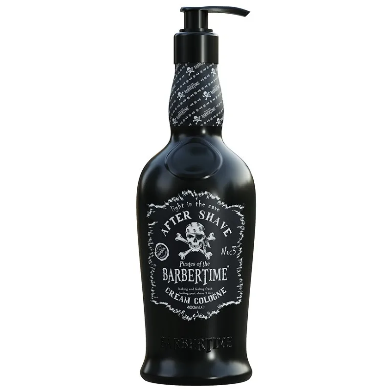 Pirates of the BARBERTIME BARBERTIME No.3 Cream Cologne Light In The Cave 400ml - krémová kolínska, balzam po holení