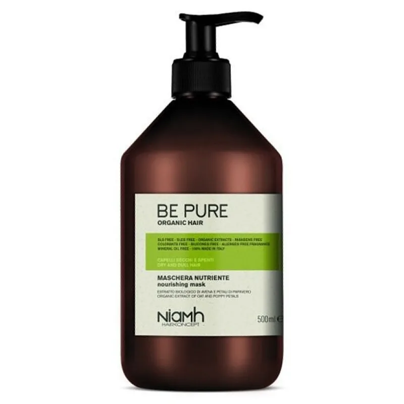 NIAMH Be Pure Nourishing Mask 500ml - maska pre jemné, slabé a vysušené vlasy