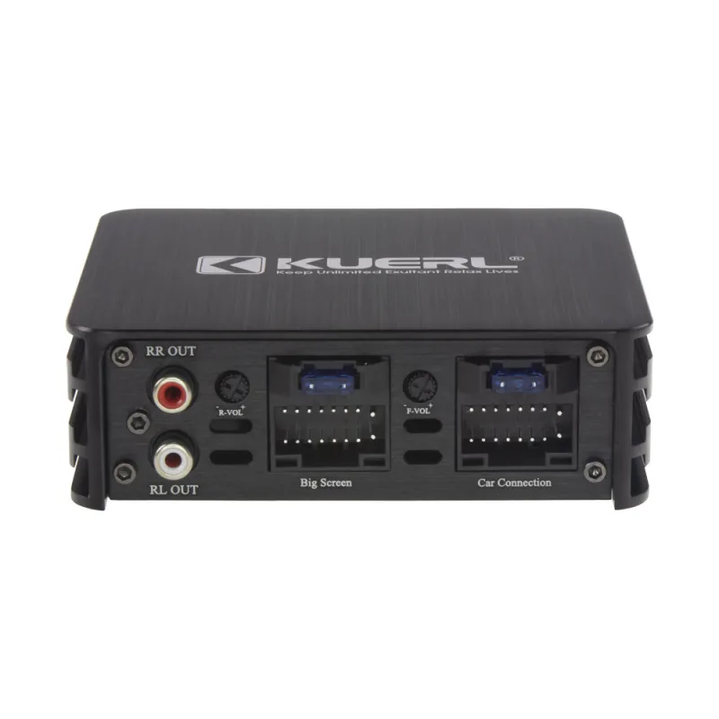 KUERL 4cestný DSP zesilovač do auta pro Android, 4 x 60W DSP-01