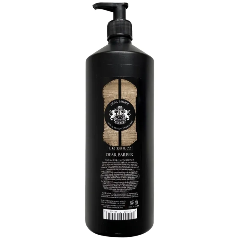 Kondicionér na vlasy a fúzy DEAR BARBER Conditioner 1000 ml