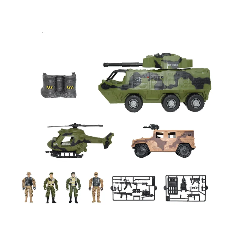 Starx Mac Toys STARX Velká sada vojenských vozidel se zvukem