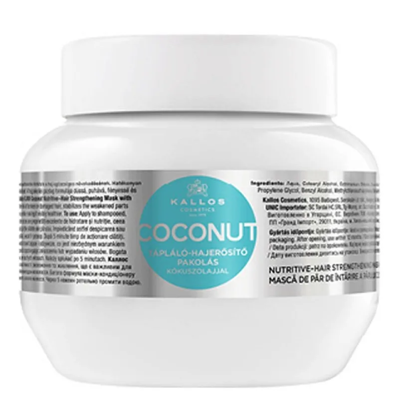 KALLOS KJMN Coconut Mask 275ml - hydratačná maska na vlasy s kokosovým olejom