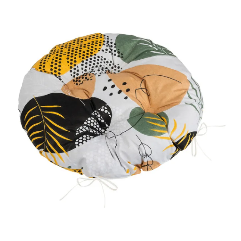 Bellatex Sedák Adéla kulatý prošívaný, Oblázky béžová - průměr 40cm