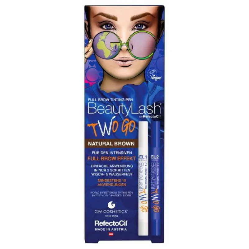 REFECTOCIL Two Go BeautyLash Natural Brown - Farbiace pero na obočie - prírodná hnedá