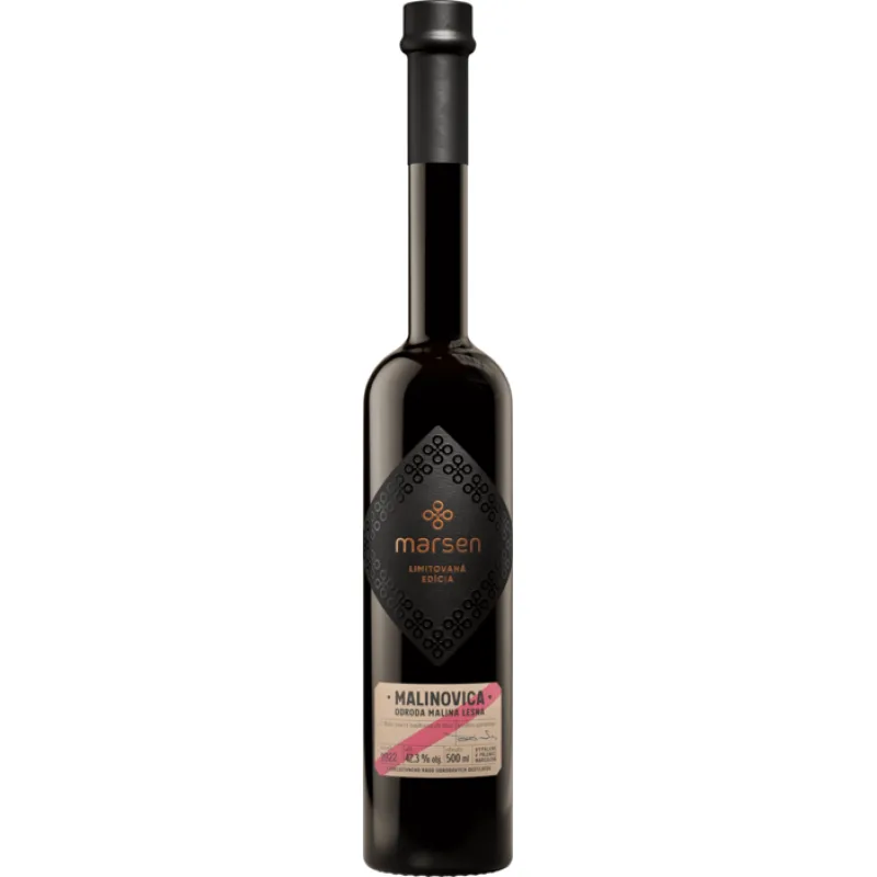 Marsen Malinovica odroda Lesná 42,3% 0,5 l (čistá fľaša)