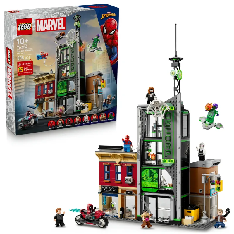 LEGO Marvel 76324 Spider-Man vs. Oscorp