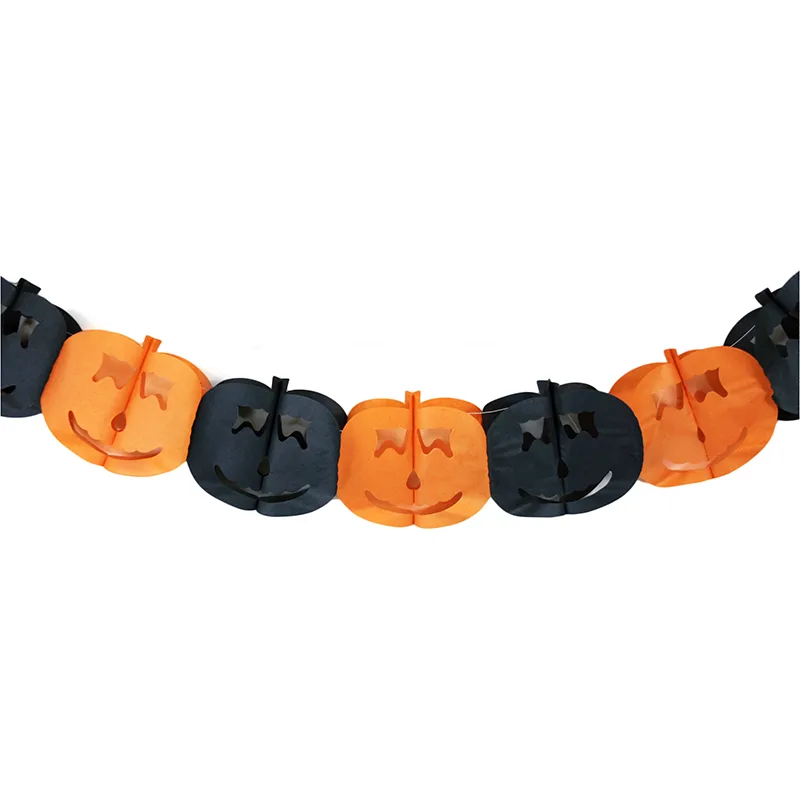 Rappa Girlanda papierová Halloween tekvica 4 m