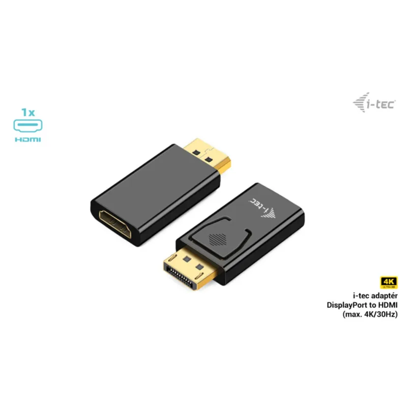 i-tec Passive DisplayPort to HDMI Adapter (max. 4K/30Hz) DP2HDMI4K30HZ