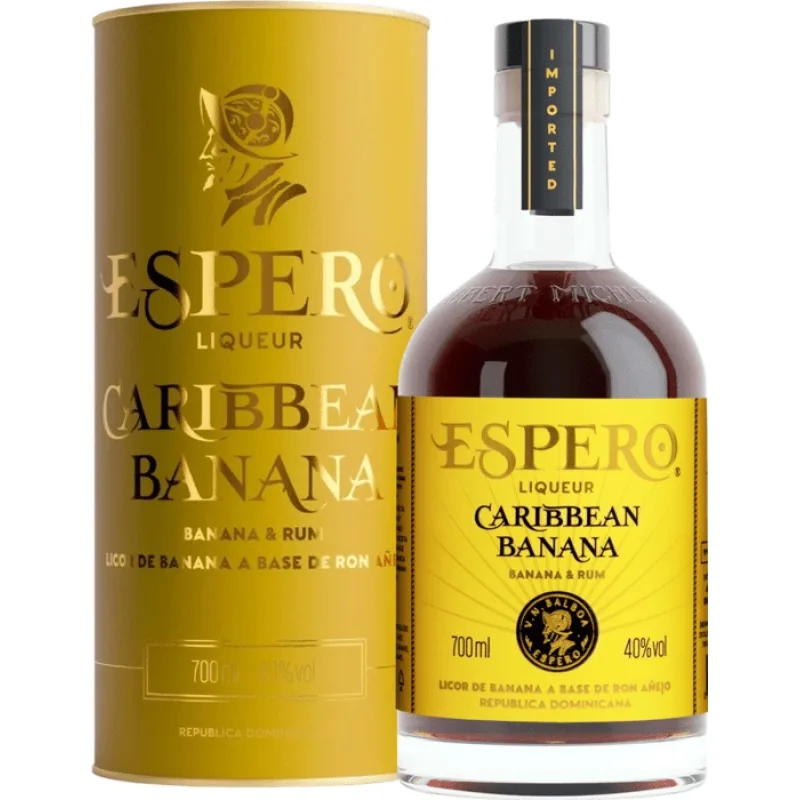 Ron Espero Caribbean Banana 40% 0,7 L (tuba)