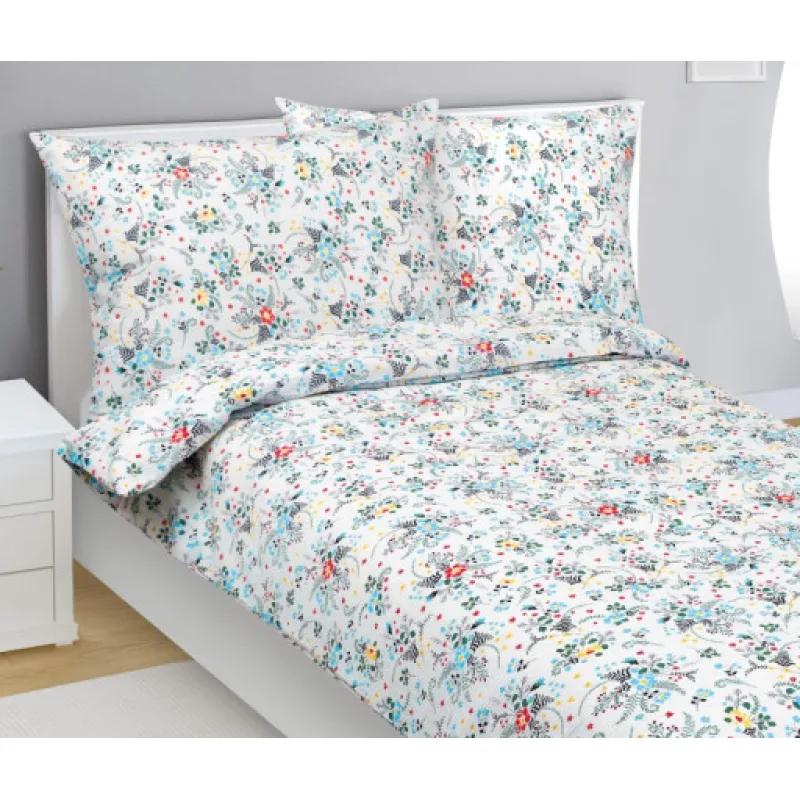 Bellatex Povlečení krep, Pomněnka - 140x220, 70x90cm