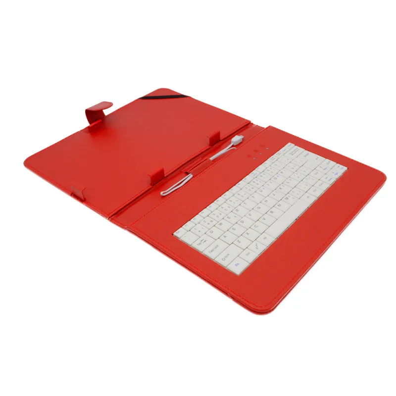 AIREN AiTab Leather Case 4 with USB Keyboard 10" RED (CZ/SK/DE/UK/US.. layout) Leather Case 4 10R