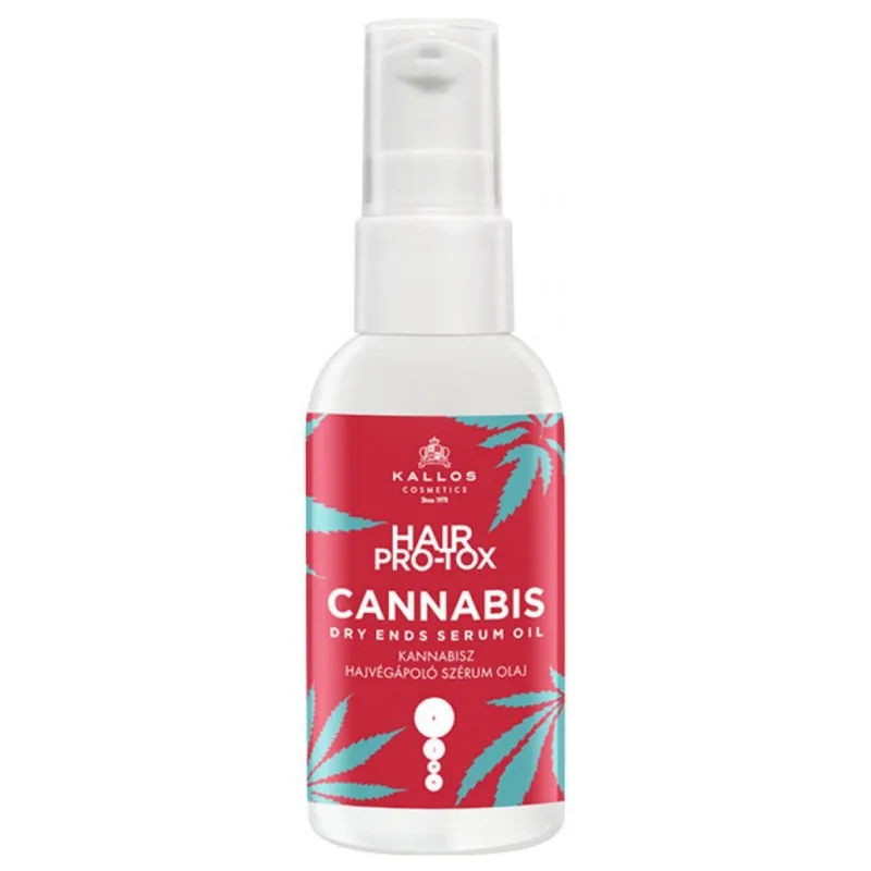 KALLOS Cannabis Pro-Tox Cannabis Dry Ends Serum 50ml - sérum na končeky vlasov