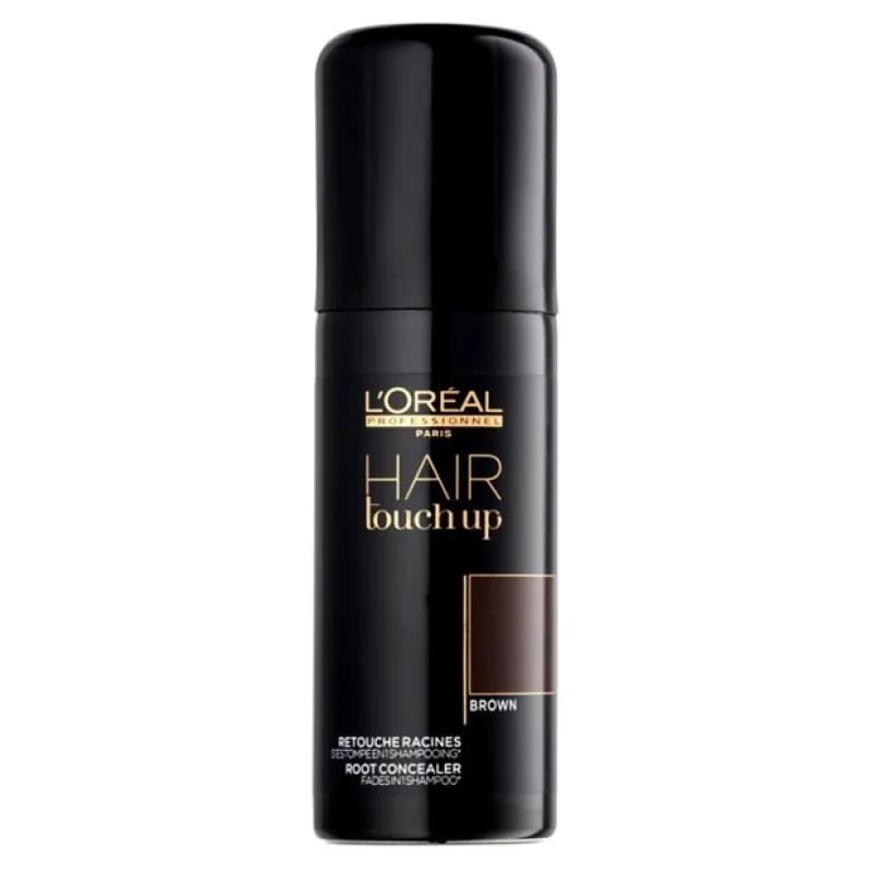 LOREAL Professionnel Hair Touch Up Brown 75ml - sprej pre krytie šedín a odrastov - hnedý