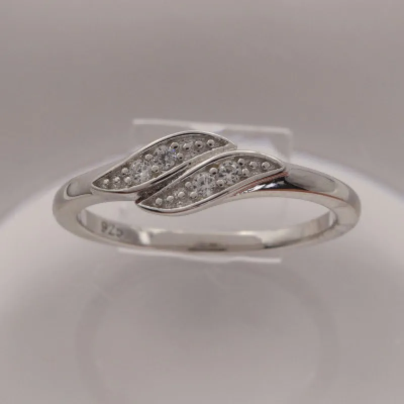 Strieborný prsteň s kameňom KA R3104, 54