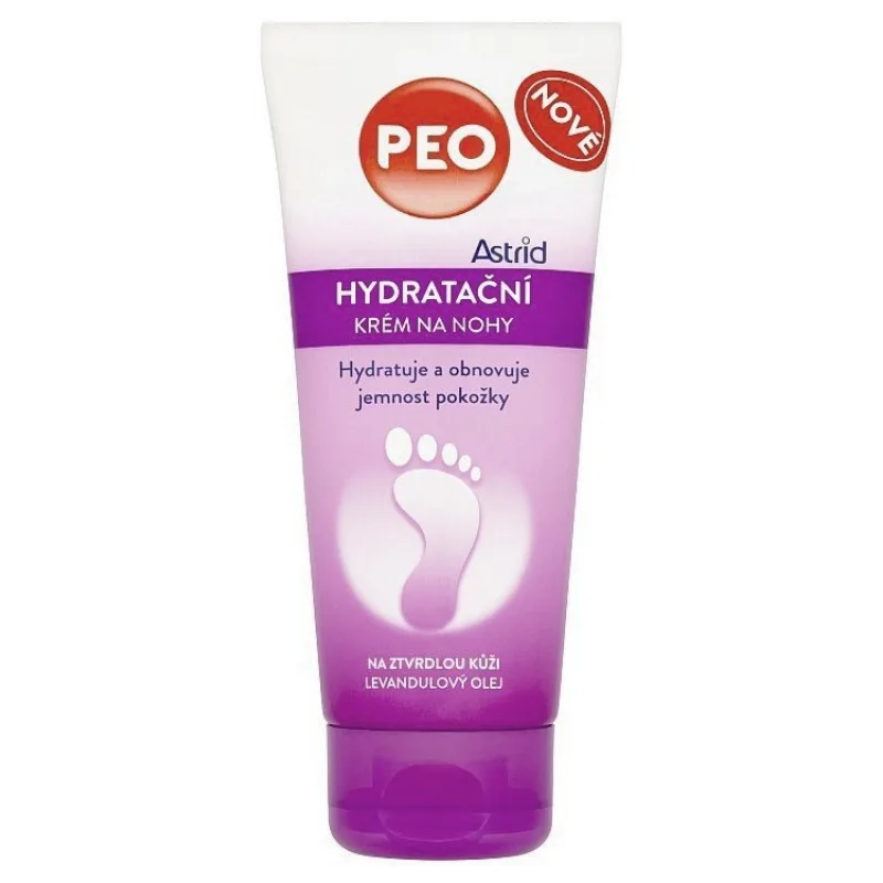 ASTRID PEO Levanduľový krém na nohy 100ml - hydratuje a zmäkčuje stvrdnutú kožu