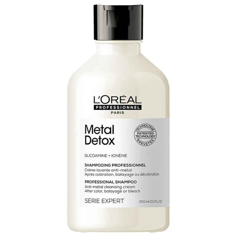 LOREAL Serie Expert Metal Detox Shampoo 300ml - hĺbkovo čistiaci šampón pre farbené a poškodené vlasy