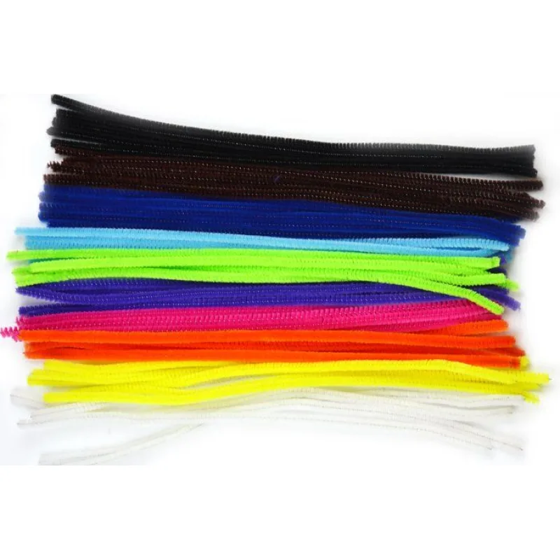 Chlupaté drátky, mix barev 50 ks