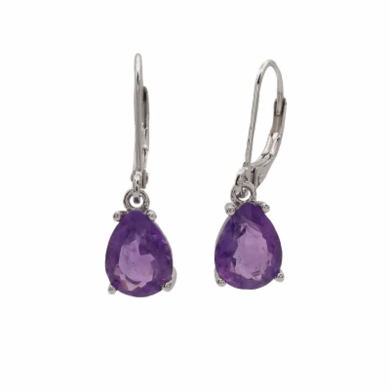 Strieborné náušnice s klasickým zapínaním KA E4017