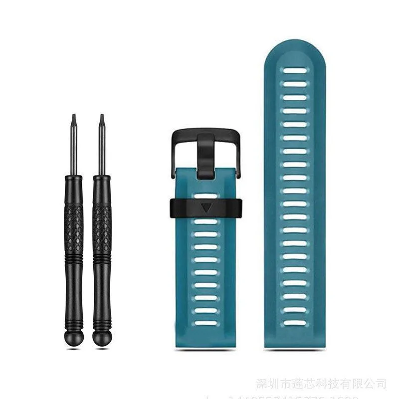 Silikónový remienok dierkovaný pre Garmin Fenix 3/5x//5x plus/5x sapphire/3hr modrý ESES 1530000444