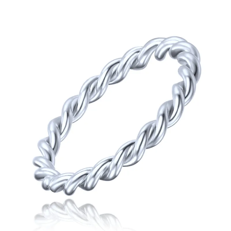 Elegantný strieborný prsteň MINET JMAS0280SR, 58, 1.40 g