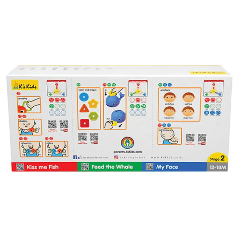 K´s Kids K's Kids Sada 3 vývojových hračiek, stupeň 2