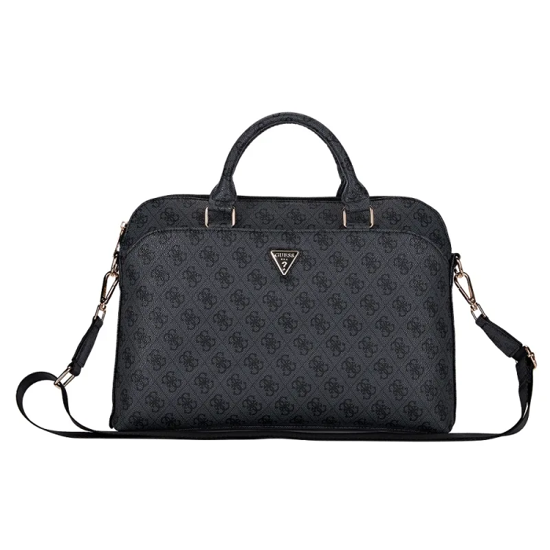 NONAME Guess PU 4G Triangle Logo Taška na Notebook 13/14/15" Black 3666339310363