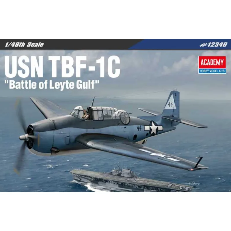 Academy Model Kit lietadlo 12340 - USN TBF-1C "Bitka o Leyte Gulf" (1:48)