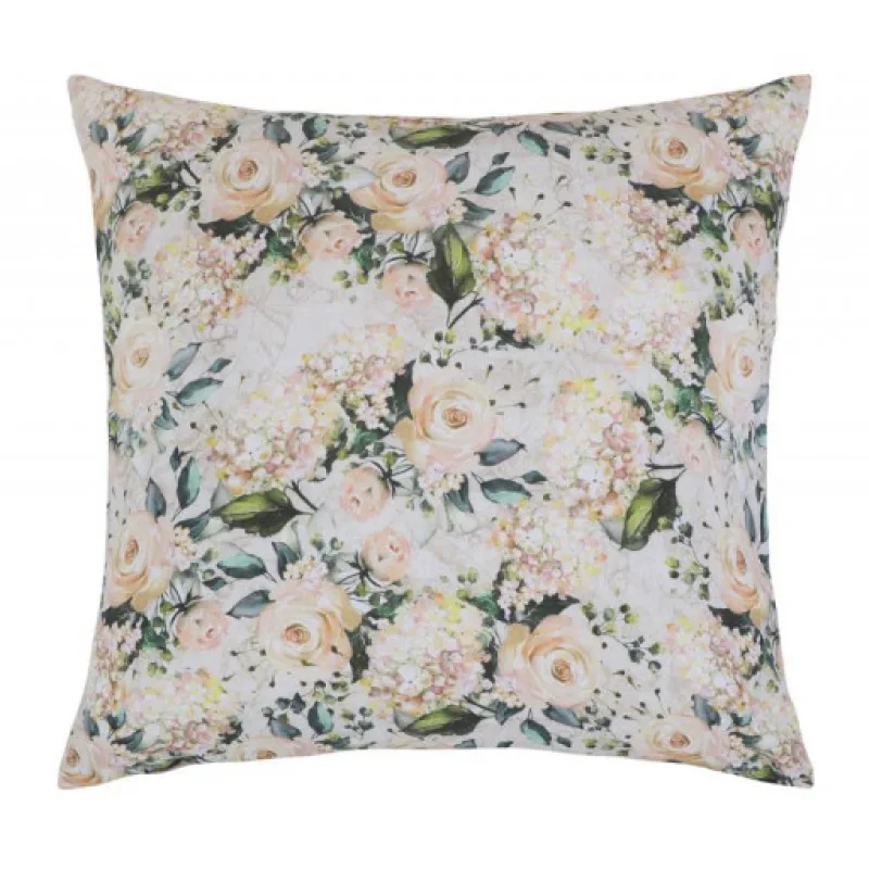 Bellatex Polštářek EMA Vanilková růže - 45x45 cm