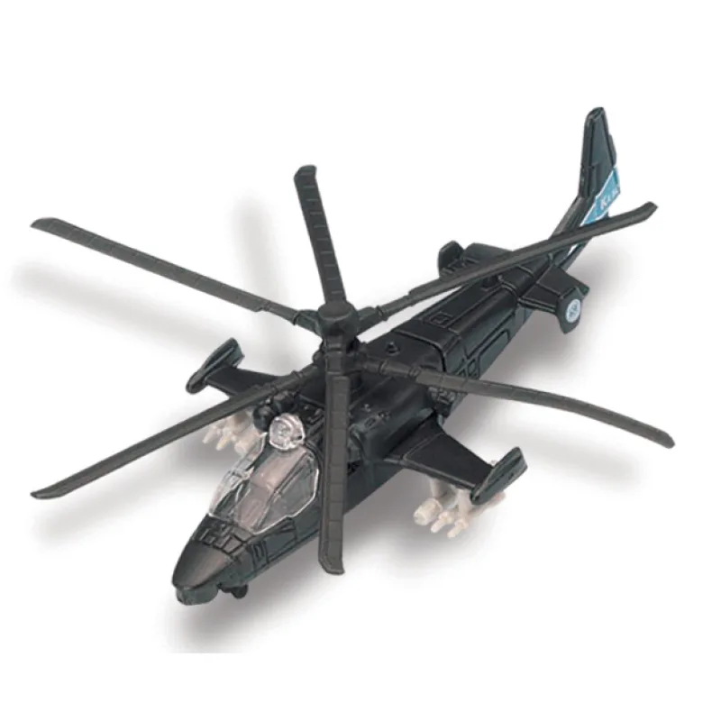 Maisto - Fresh Metal Tailwinds - lietadlá, KA-52 Alligator, matne čierna, blister