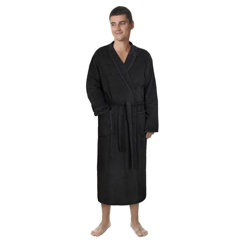 Bellatex Froté župan pánský černý - vel. XL