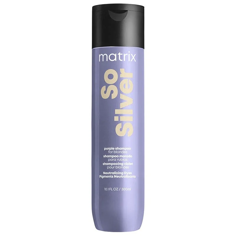 MATRIX Total Results So Silver Shampoo Color Obsessed 300ml - šampón na blond a melírované vlasy