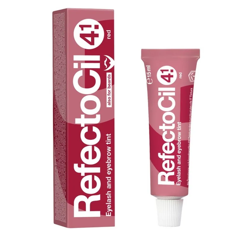 REFECTOCIL č.4,1 RED - Profesionálna farba na mihalnice, obočie a fúzy 15ml - Červená