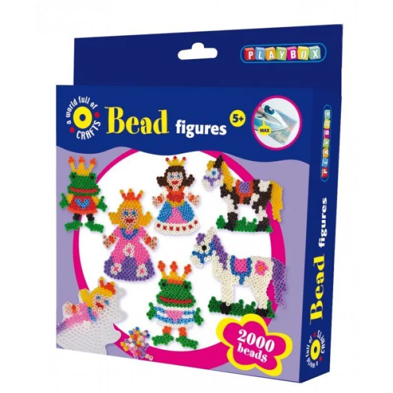 Playbox zažehlovací korálky Princezny 2000 ks korálků