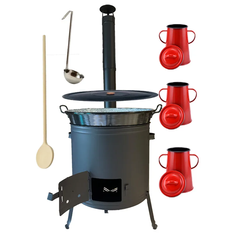 Zabíjačková súprava 60L + 3x Nádoba na masť 2L